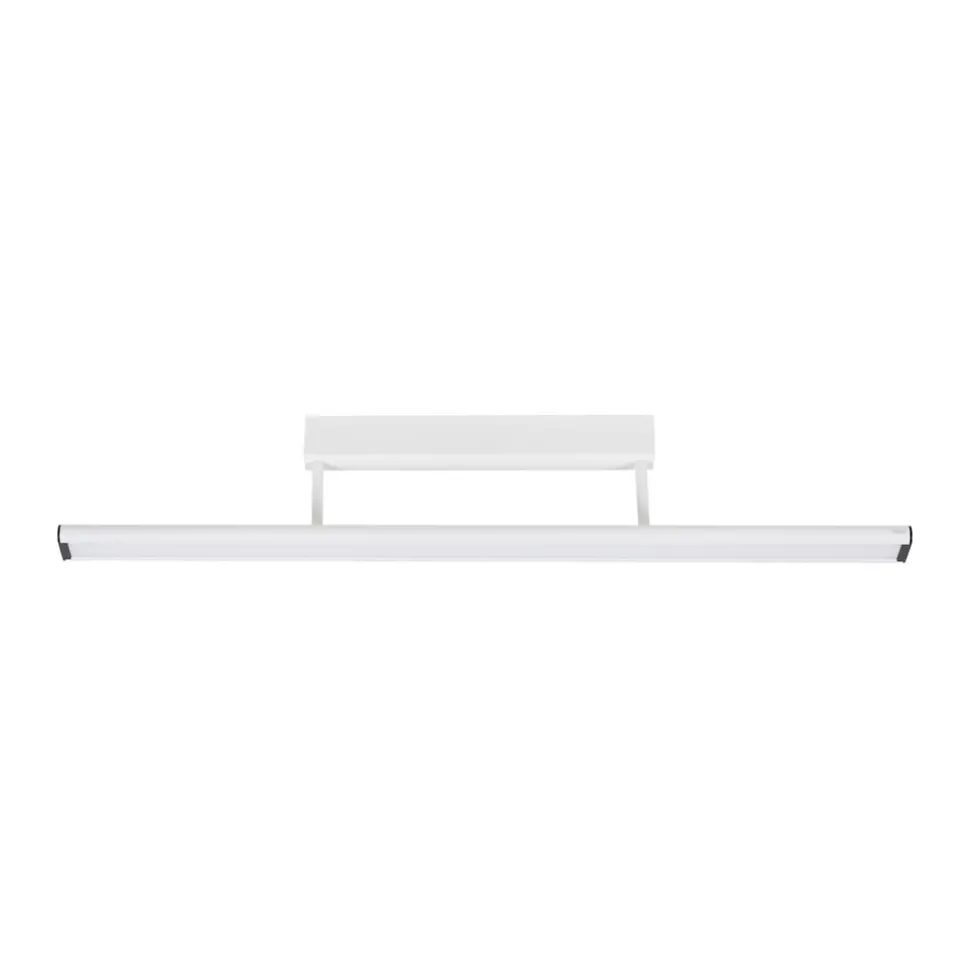 Prios Yuela LED-taklampe, DALI, 100 cm, sølv