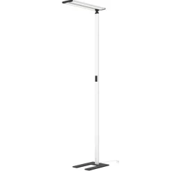 Prios Zyair LED-gulvlampe til kontor, hvit 59,7 cm