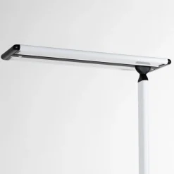 Prios Zyair LED-gulvlampe til kontor, hvit 59,7 cm