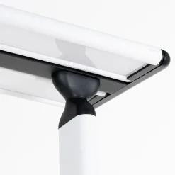 Prios Zyair LED-gulvlampe til kontor, hvit 59,7 cm