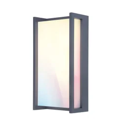 Qubo utendørs LED-vegglampe, RGBW, smart