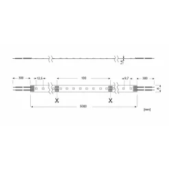 Radium Essence 1000 LED-stripe, 5 m, 40W, 3 000K