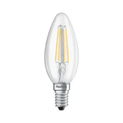 Radium LED mignonpære Essence, filament, E14 4W, 827, 470lm