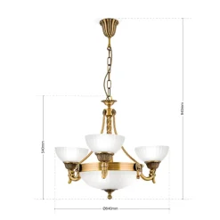 Raffinert NOAM lysekrone 64 cm