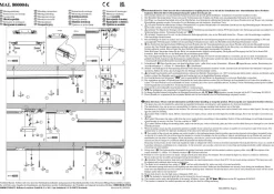 RAIL 230 V skinnesystem, svart, 4 LED-pendler, lengde 1,5 m