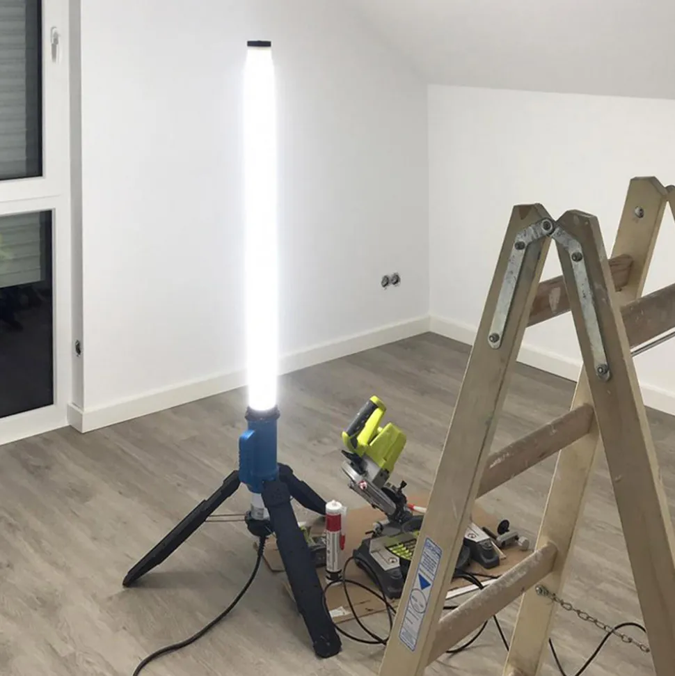 Rath LED-lyssøyle, 130 W, IP69, sammenleggbar