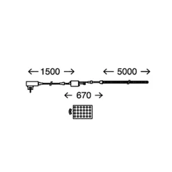 RGB LED-stripe Ora for utendørs bruk inkludert FB, 500 cm