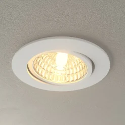 Rico LED innfellingsslampe, 6,5 W, hvit