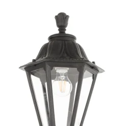 Ricu Bisso/Rut LED-lyktestolpe 2lk. 2 700 K svart