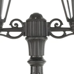 Ricu Bisso/Rut LED-lyktestolpe 2lk. 2 700 K svart