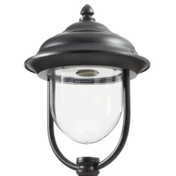 Romantisk PARMA gatebelysning i svart