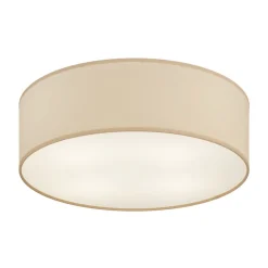 Rondo taklampe, beige, metall, Ø 45 cm, E27