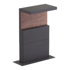 Ruka LED-sokkelbelysning med treelement, 35 cm