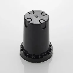 Rund LED-bakkespot Doris, stål