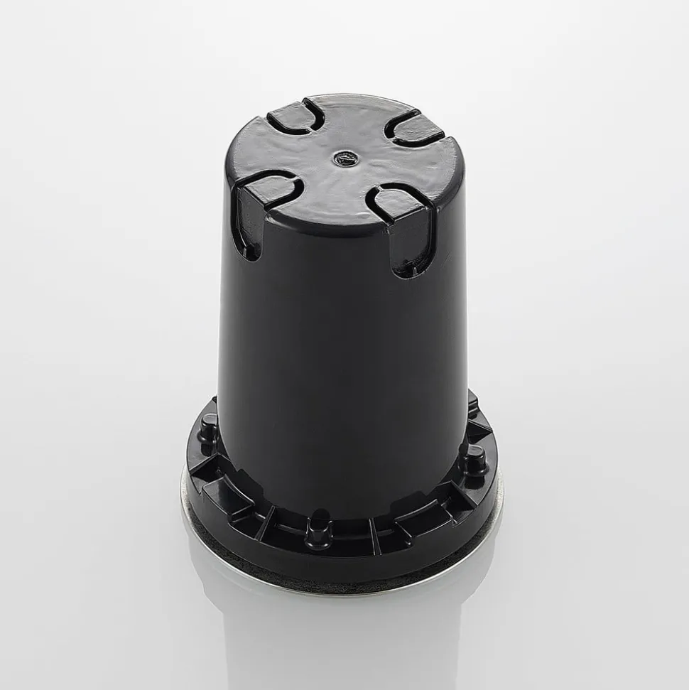 Rund LED-bakkespot Doris, stål