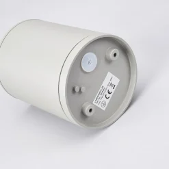 Rund Mianna taklampe i sølvgrå