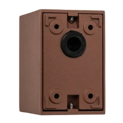 Rustbrun Tavi utendørs LED-vegglampe, 9,5 cm