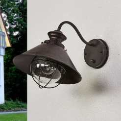Rustikke Nautica utendørs vegglampe