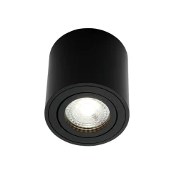 Sabonis Surface downlight, GU10, aluminium, svart