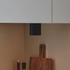 Sabonis Surface downlight, GU10, aluminium, svart