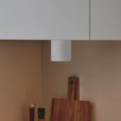 Sabonis Surface downlight, GU10, aluminium, hvit