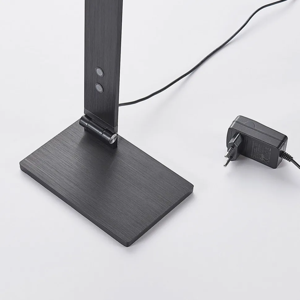 Salome - dimbar LED-skrivebordslampe, svart