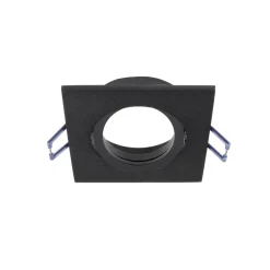 Samsola innfelt taklampe, svart, 9 x 9 cm, metall