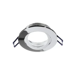 Samsola innfelt taklampe, sølvblank, Ø 8 cm, metall