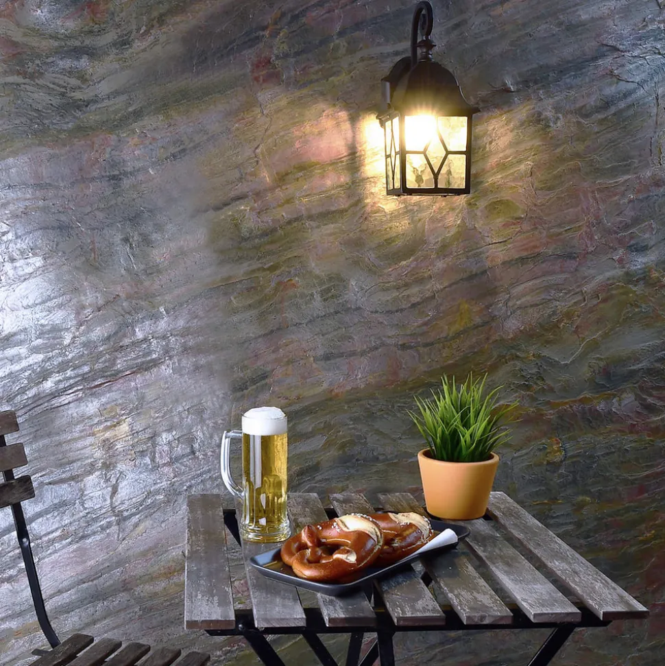 Sargas utendørs vegglampe, E27, svart