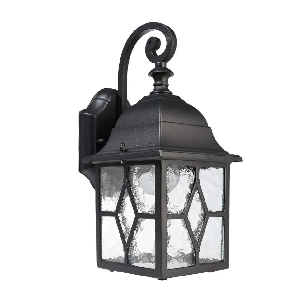 Sargas utendørs vegglampe, E27, svart