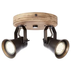 Seed takspot, 2 lyskilder, svart