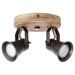 Seed takspot, 2 lyskilder, svart