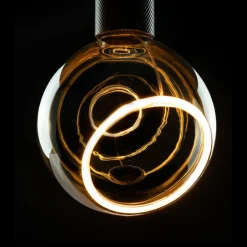 SEGULA flytende LED-globe G150 E27 6W røyk 45°