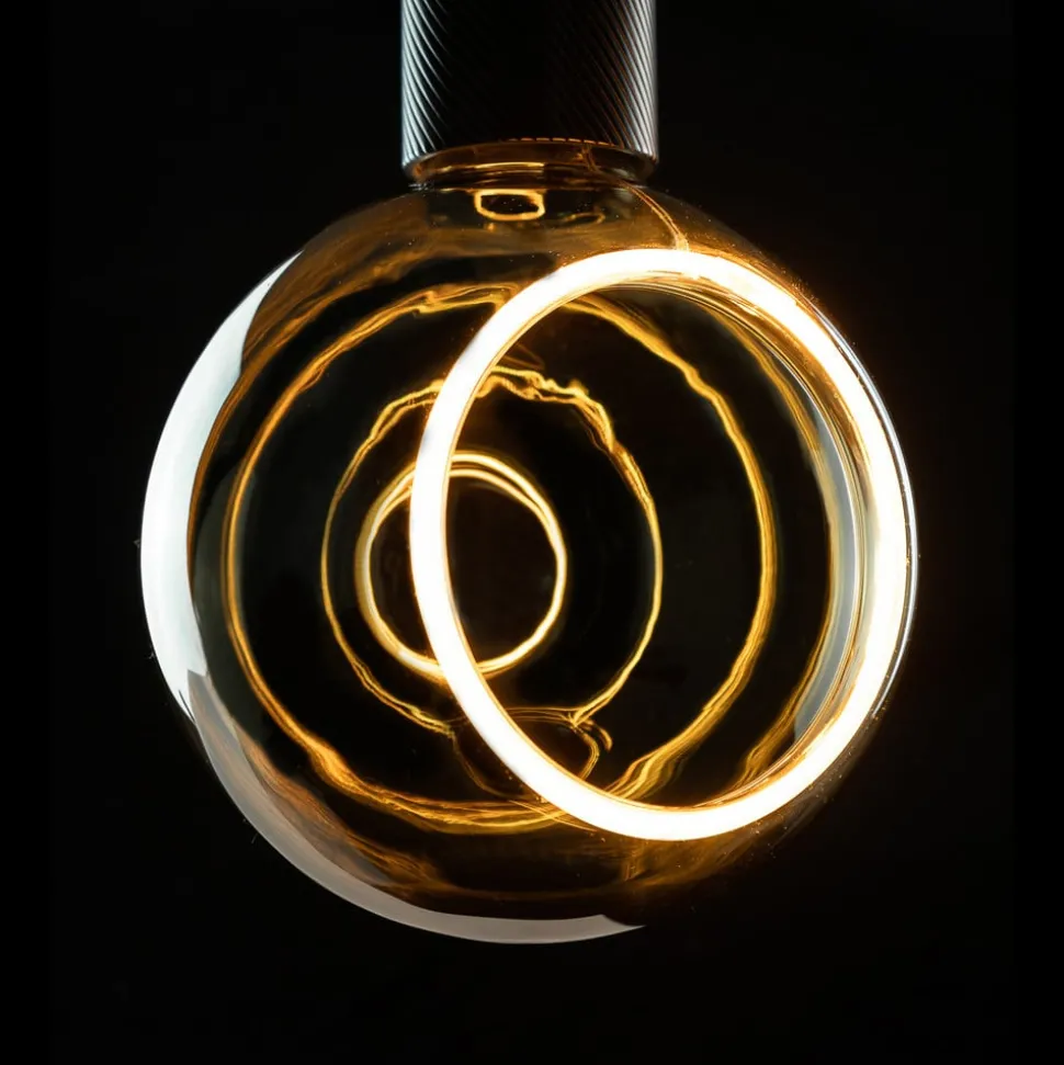 SEGULA flytende LED-globe G150 E27 6W røyk 90°