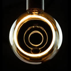 SEGULA flytende LED-globe G150 E27 6W røyk 90°