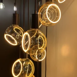 SEGULA flytende LED-globe G150 E27 4,5W gull 90°