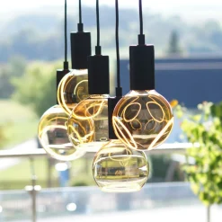 Segula Illusion G125 2Crescent E27 8W dimbar røyk