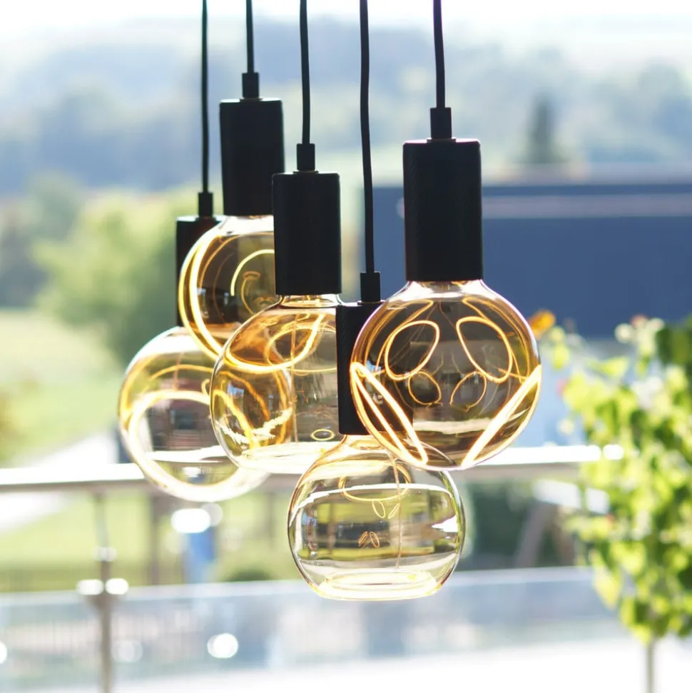 Segula Illusion G125 2Crescent E27 8W dimbar røyk