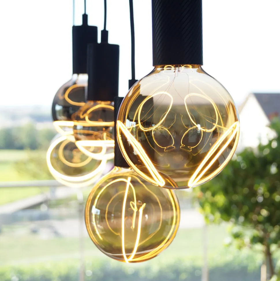 Segula Illusion G125 2Crescent E27 8W dimbar røyk