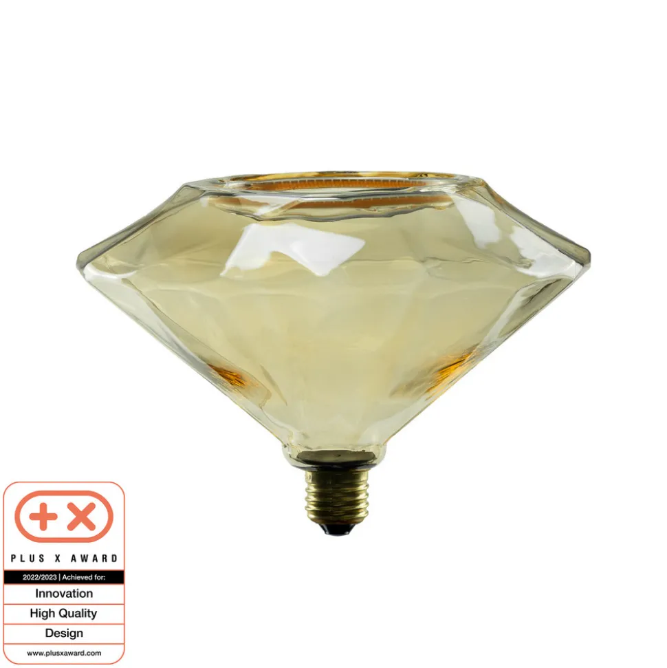 SEGULA LED flytende diamond E27 8 W gull dimbar