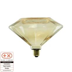 SEGULA LED flytende diamond E27 8 W gull dimbar