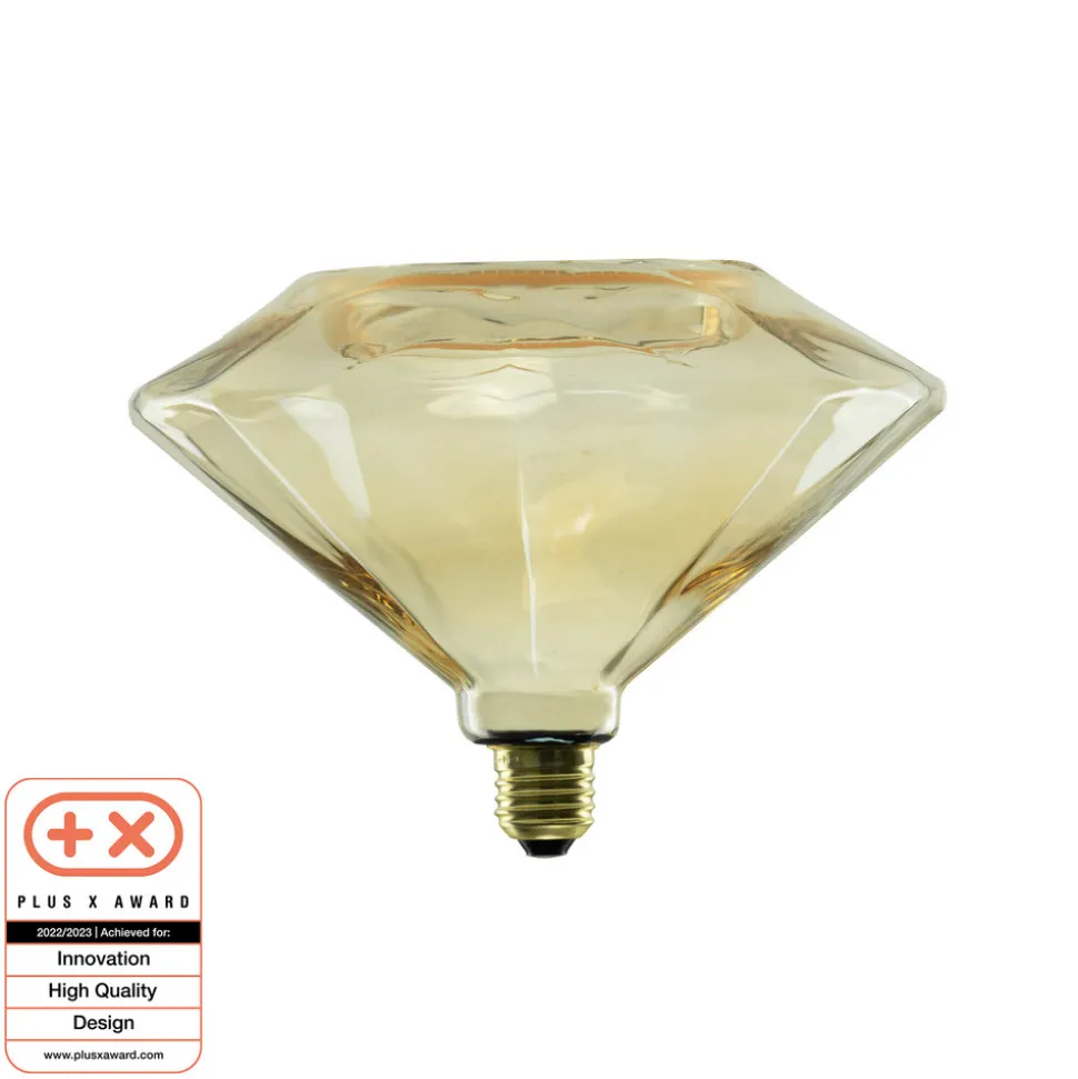 SEGULA LED flytende diamond E27 8 W gull dimbar