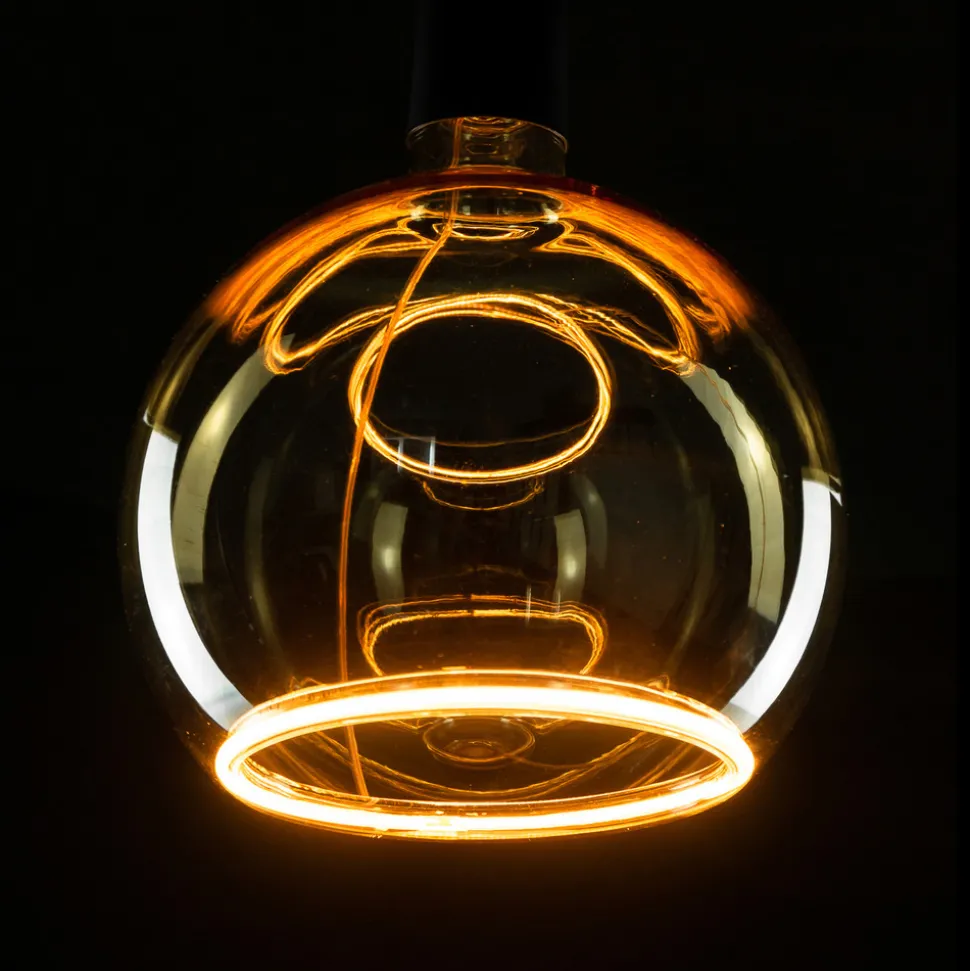 Segula LED flytende globe G150 E27 4W 922 gull dimbar