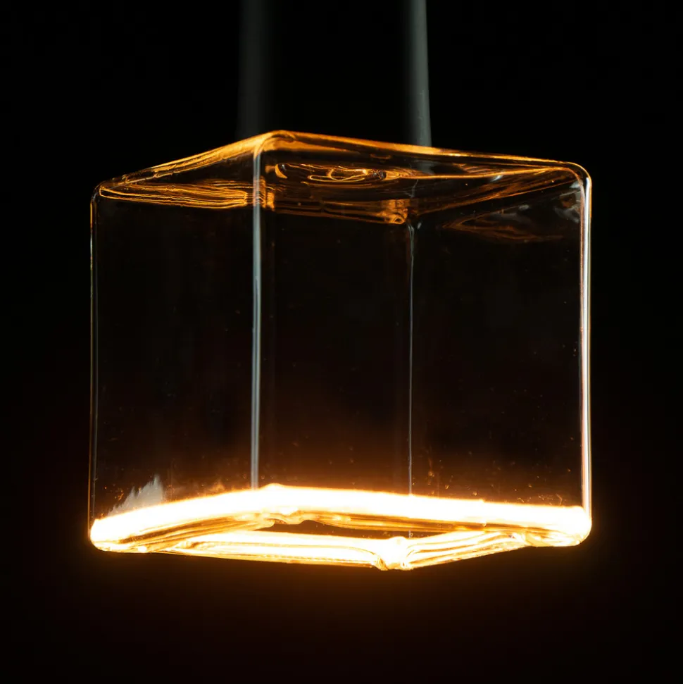 SEGULA LED-cube flytende 86 E27 4,5W varmhvit klar