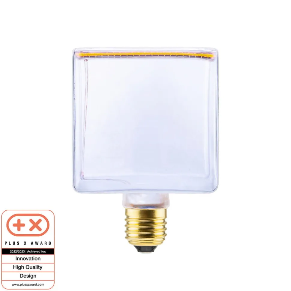 SEGULA LED-cube flytende 86 E27 4,5W varmhvit klar