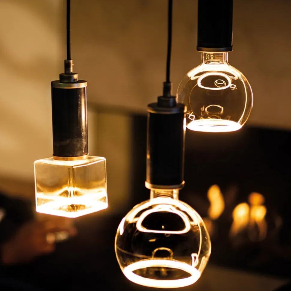 SEGULA LED-cube flytende 86 E27 4,5W varmhvit klar