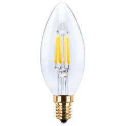 Segula LED-filament-mignonpære 24V DC E14 3W 922 Filament dimbar