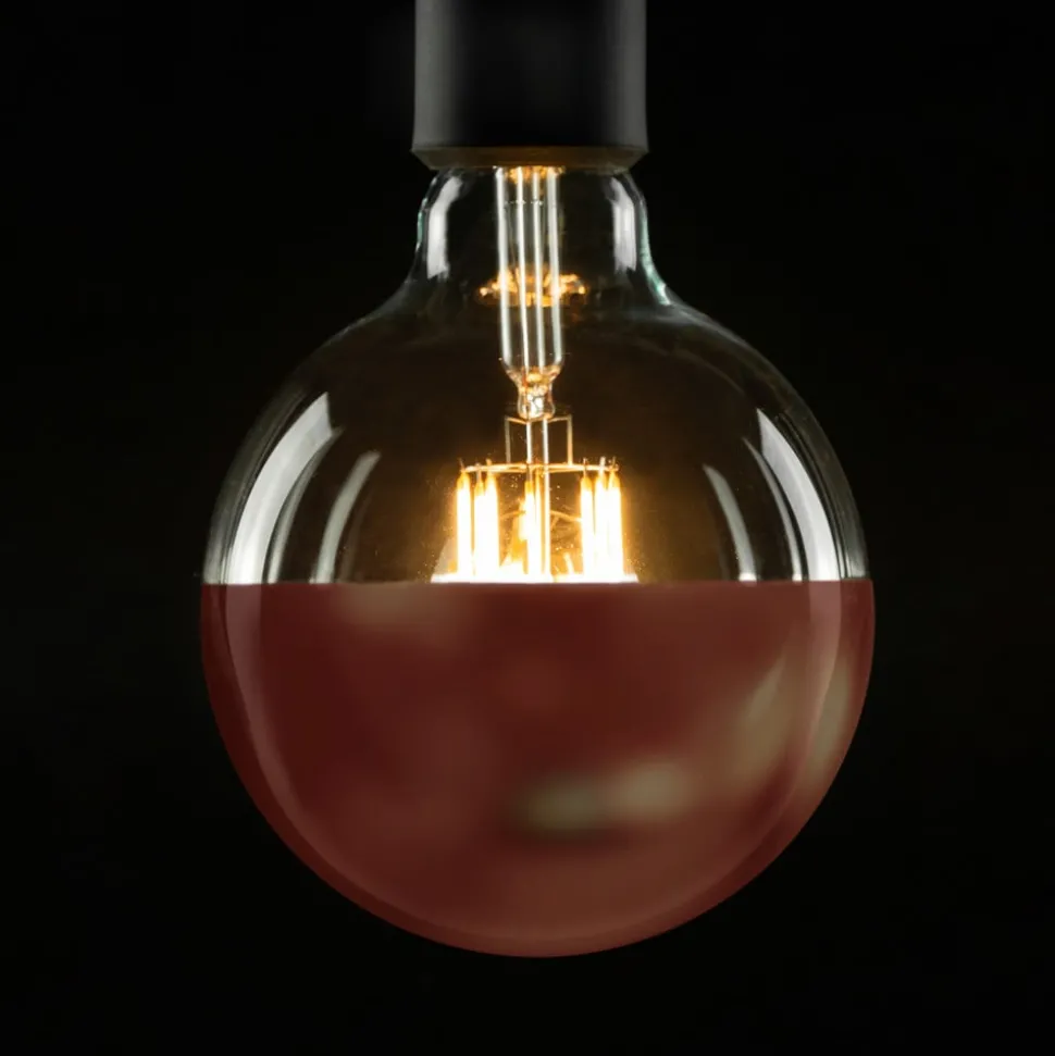 SEGULA LED-globe E27 6,5W 927 toppforsp. kobber