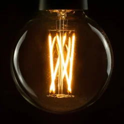 SEGULA LED-globe E27 5W G95 2 200 K dimbar klar