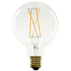 SEGULA LED-globe E27 5W G95 2 200 K dimbar klar